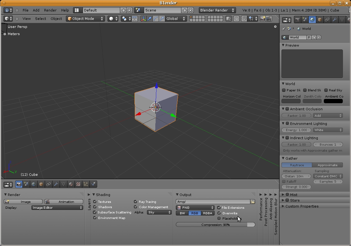 Blender Ui